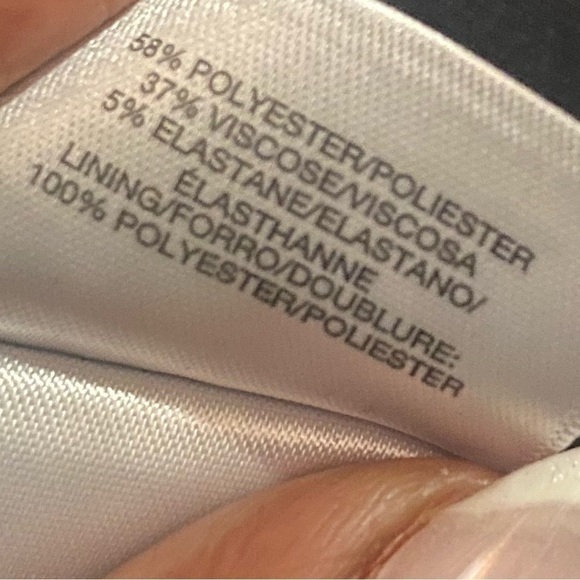 Nine West Black/Gray/Navy Blue Stripped Blazer -size 4 - Picture 6 of 6